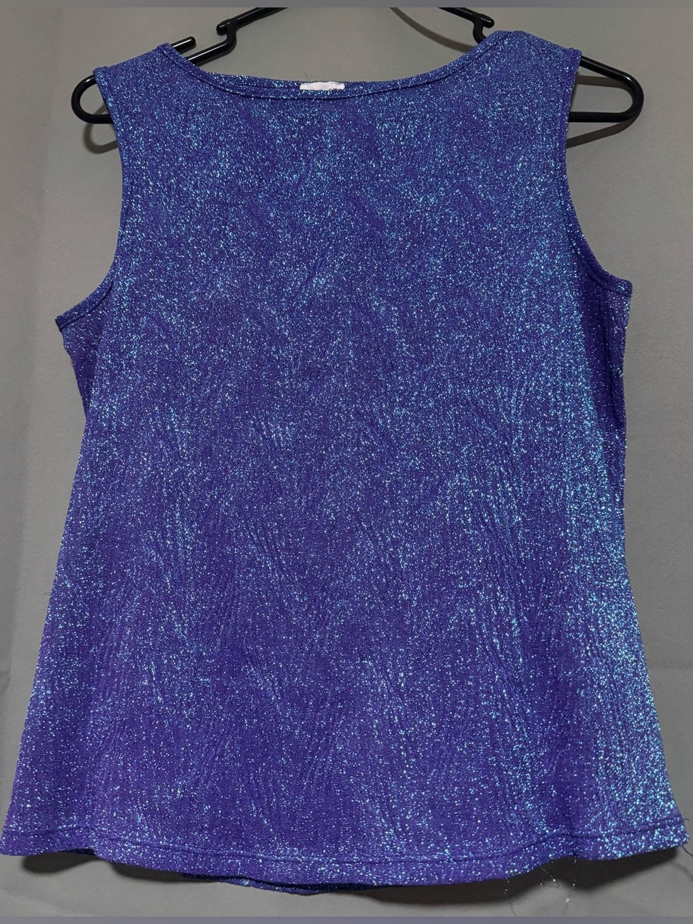 Sparkle Sleeveless Tank Top - Blue/Purple